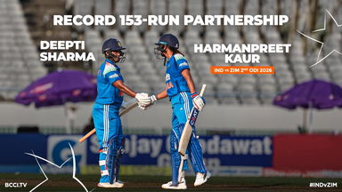 Harmanpreet-Deepti's RECORD 153-run partnership