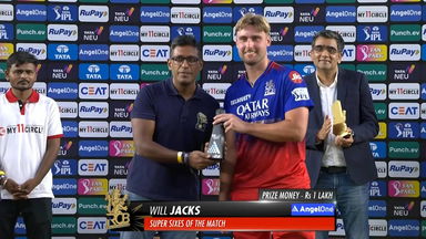 M45: GT vs RCB – AngelOne Super 6 of the Match – Will Jacks