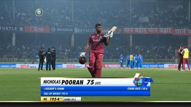 IND vs WI 2019, 2nd ODI: Nicholas Pooran Wicket