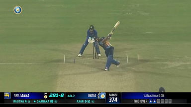 IND vs SL 2023, 1ST ODI: Dasun Shanaka  Six