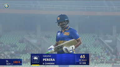 IND-W vs SL-W 2025, 5th T20I: Hasini Perera Wicket