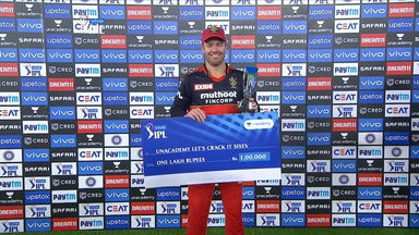 M22: DC vs RCB  – Unacademy Lets Crack It Sixes of the Match –   AB de Villiers