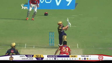 M18: KKR vs KXIP – Chris Lynn Six