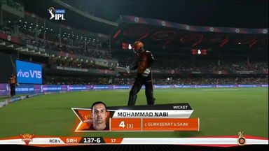 M54: RCB vs SRH – Mohammad Nabi Wicket