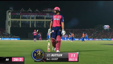 M09: RR vs DC – Jos Buttler Wicket