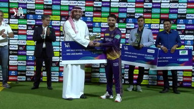 M09: KKR vs RCB – Visit Saudi Beyond the Boundaries Longest 6 of the Match – Rinku Singh