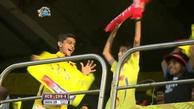 Match 13 CSK vs RCB – Tiwary's Wicket
