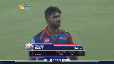 M40: DD vs SRH – Rishabh Pant Wicket