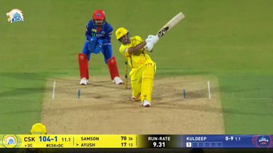 IPL 2026 M18: CSK vs DC - Ayush Mhatre Six