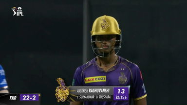 M51: MI vs KKR – Angkrish Raghuvanshi Wicket