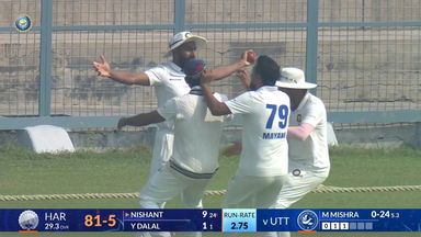 Ranji Trophy 2025-26, Haryana vs Uttarakhand, Day 1: Match Highlights