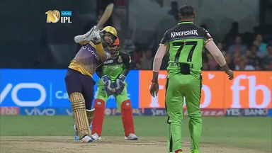 6,6,6,4, - Narine has Badree's number