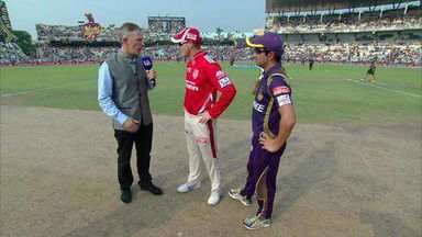 M44: KKR vs KXIP – Toss