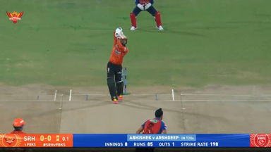 IPL 2026 M49: SRH vs PBKS - Abhishek Sharma Six