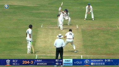 Ranji Trophy 2025-26, Gujarat vs Railways: Ravi Singh provides solidity with 98(174)