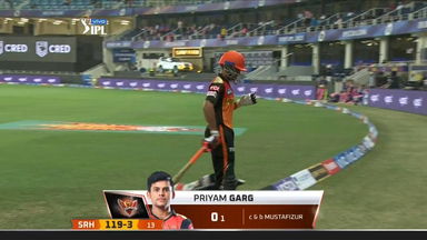 M40: SRH vs RR – Priyam Garg Wicket