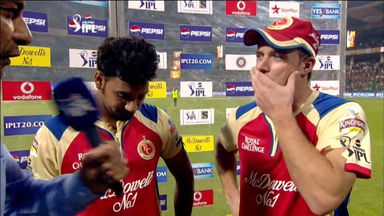 M21: RCB vs DD – Ravi Rampaul, AB de Villiers Interview