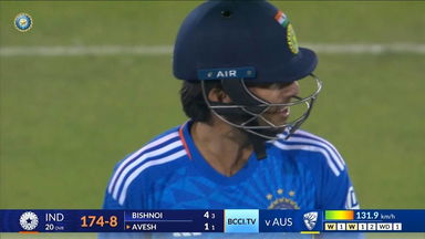 IND vs AUS 2023-24, 4TH T20I: Ravi Bishnoi Wicket