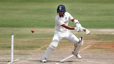 Pujara leads India's fight with gritty 59 off 142 balls