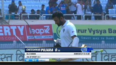 IND vs SA 2019, 3rd Test, Day 1: Cheteshwar Pujara Wicket