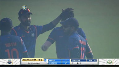 Syed Mushtaq Ali Trophy 2021-22 Pre QF1, Maharashtra vs Vidarbha: Fall of wickets