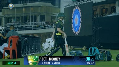 IND-W vs AUS-W 2022, 3RD T20I: Beth Mooney Wicket