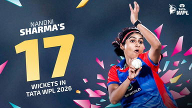 All 17 wickets by Nandni Sharma in TATA WPL 2026