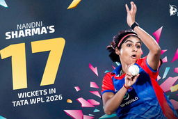 All 17 wickets by Nandni Sharma in TATA WPL 2026