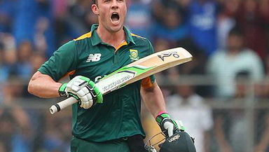 5TH ODI: IND vs SA  –   AB de Villiers 119