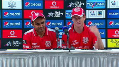 M59: KXIP vs CSK– Virender Sehwag & George Bailey  Press Conference