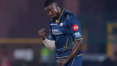 Jason Holder wraps up the innings with a brilliant 3/12