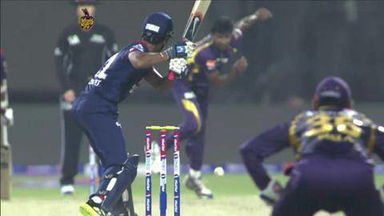 M1: KKR vs DD – Manpreet Juneja Wicket