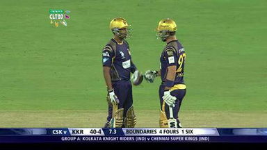 M1: KKR vs CSK –  Suryakumar Yadav Six