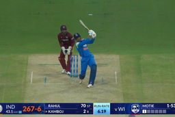 IND vs WI 2026, 3rd ODI: Anshul Kamboj Six