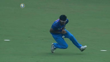 Bumrah's juggling catch