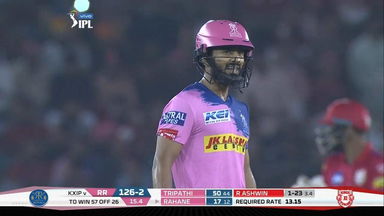 Rahul Tripathi's first 50 of the season