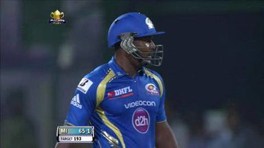 M73: CSK vs MI  – Dwayne Smith Six