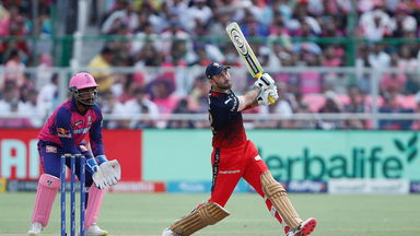 CLOBBERED: Maxwell gets into groove with 98m maximum