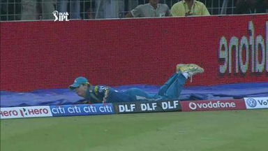 IPL 2012 Match 47: Smith saves a six