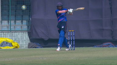 Karan Sharma's fine knock of 83 (100) vs Delhi