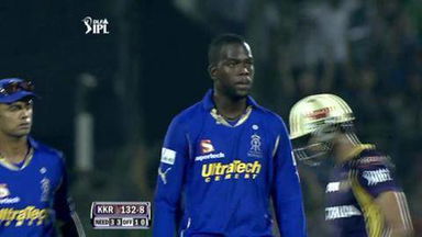Match 7 RR vs KKR – Lee's Wicket