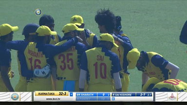 Syed Mushtaq Ali Trophy 2021-22 Final, Tamil Nadu vs Karnataka: Fall of wickets