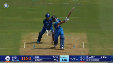IND vs AFG 2026, 2nd ODI: Shubman Gill Six