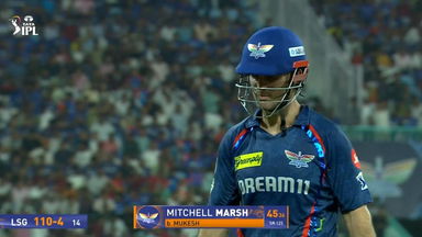 IPL 2025 M40: LSG vs DC - Mitchell Marsh Wicket