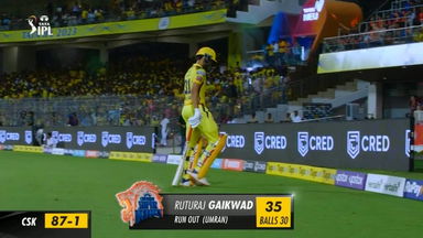 M29: CSK vs SRH – Ruturaj Gaikwad Wicket