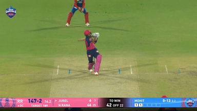 IPL 2025 M32: DC vs RR - Dhruv Jurel Six