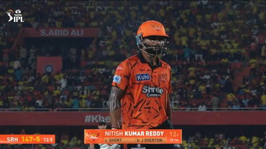IPL 2026 M27: SRH vs CSK - Nitish Kumar Reddy Wicket