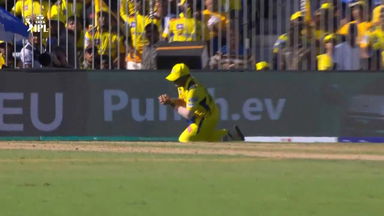 Super Grab! Tushar Deshpande's brilliant sliding catch