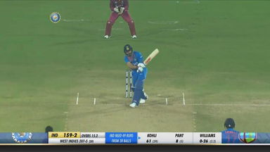IND vs WI 2019, 1st T20I: Virat Kohli Six
