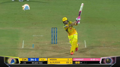 M12: CSK vs RR   – Faf du Plessis Six